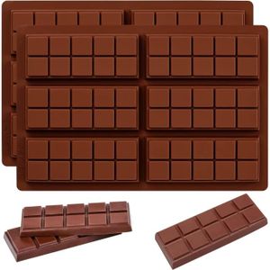 Moule à chocolat 3 tablettes 100g - 275 x 175 mm - Cdiscount Maison