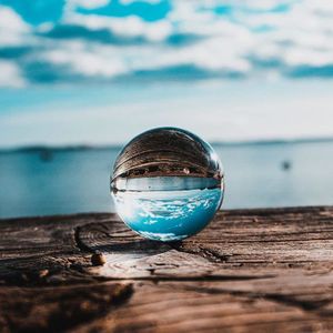 Globe K9 lustre transparent à lentille, boule de cristal, support pour la  photographie, sphère décorative de