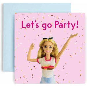 CARTE CORRESPONDANCE Cartes D'Anniversaire Pour Femme – Carte Pour Elle Fabuleuse Barbie Go Party Special Friend Carte D'Anniversaire Pour Annive[b6504]