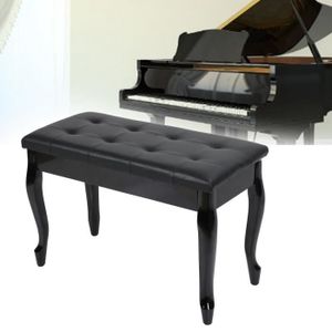 PACK PIANO - CLAVIER YIN PU cuir Banc/ Banquette de Piano avec  Places en Bois avec Fonction de Stockage, pour Maison,Ecole,Concert YN013