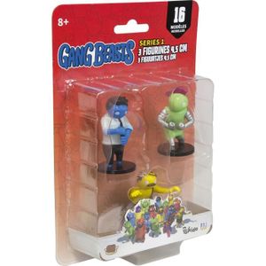 FIGURINE - PERSONNAGE Figurines Gang Beasts - Lot de 3 - Lansay - Collection Loufoque - 4,5 cm