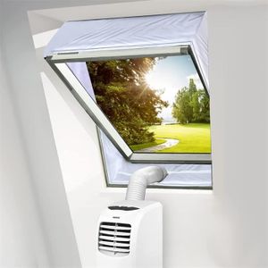 Joint de fenêtre pour climatiseur mobile Calfeutrage compatible avec tous les climatiseurs et toutes les tailles de tuyaux 