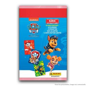 - 10 Pochettes Neuves PAW PATROL LA PAT PATROUILLE PANINI 