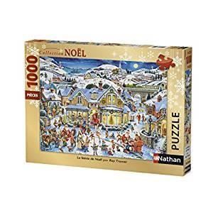PUZZLE Nathan - Puzzle La Féérie de Noël 1000 pièces, 875 PUZZLE Nathan - Puzzle La Féérie de Noël 1000 pièces, 875