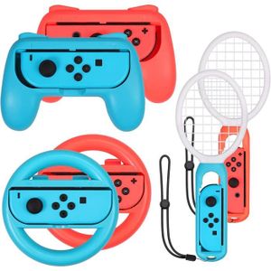 ACCESSOIRE - PIECE DETACHEE DE MANETTE Grip pour Nintendo Switch Joy-Con Raquette de Tenn
