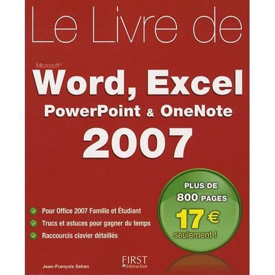 Le Livre de Word, Excel, PowerPoint et OneNote 200 - Cdiscount Librairie