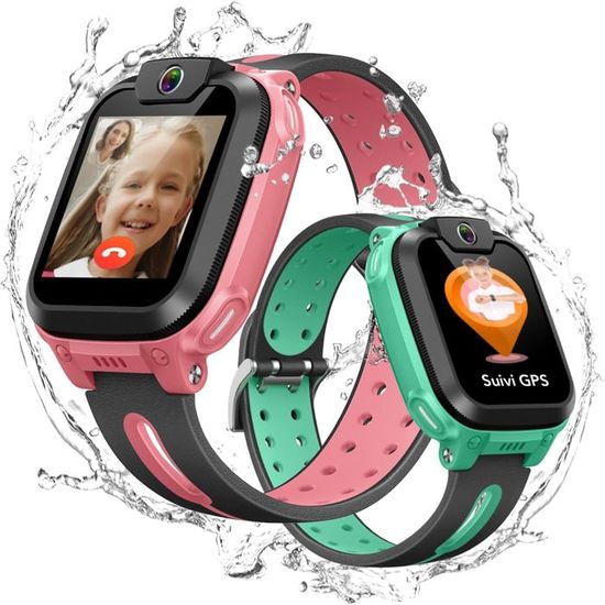 Montre Connectée Enfant Imoo Z3 - GPS, Appels Vidéo 4G, Étanche IP68 - Tracker Sécurité - Rose