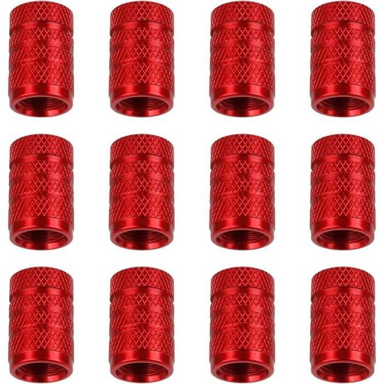 PATIKIL 8 Capuchons De Valve En Alliage Alu – Universels Pour Voiture, SUV, Moto, Vélo – Couleur Or – Anticorrosion