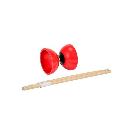 Sharplace Diabolo Triple Roulement 10,5 Cm Violet – Jouet Jonglerie Avec Baguettes Caoutchouc, Idéal Débutants Et Pros, Cadeau Enfant/Adulte