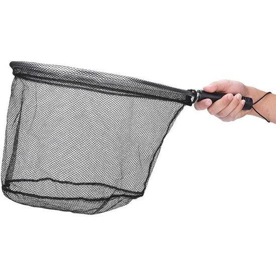 Épuisette De Pêche En Nylon - 40/50/60 Cm, Résistante Jusqu'à 75 Kg, Maille 2 Cm - 7