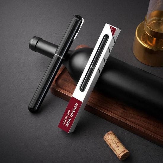 Tire-bouchon à Pression D'air Pour Vin - Ouvre-bouteille Portable, Poignée Antidérapante, Cadeau élégant