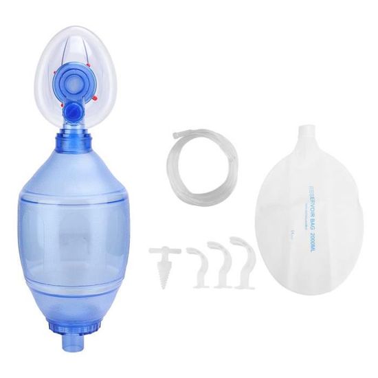 EBTOOLS Réanimateur manuel Outil de sac de réanimation manuel pour adulte  en PVC pour appareil de respiration simple (adulte Y-3 - Cdiscount  Electroménager