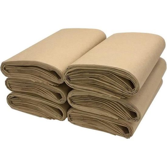 SAC POUBELLE SAC PLASTIQUE Lot de 60 sacs à compost bio en papier kraft Marron 10 l199