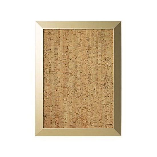 Tableau En Liège Avec Cadre MDF - 30x40 Cm, Livré Avec Accessoires (pinces, Punaises, Corde, Fixation)
