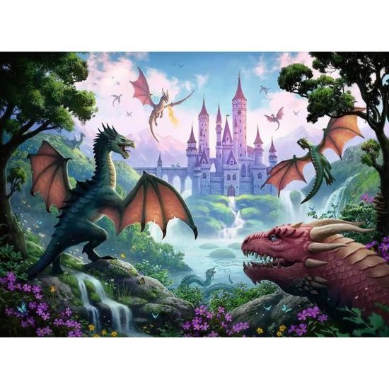 Puzzle enfants 300 p XXL Dragon magique - Dès 9 ans - 13356 - Ravensburger