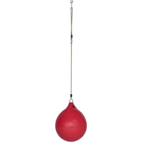 Balançoire ballon - TRIGANO - Swing Ball - Rouge - Pour Enfant - Diamètre 40 cm