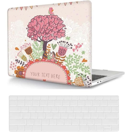 MacBook Air 11/11.6 Inch Case With Keyboard Cover & Screen Protector - Daisies Design For 2012-2015 Models