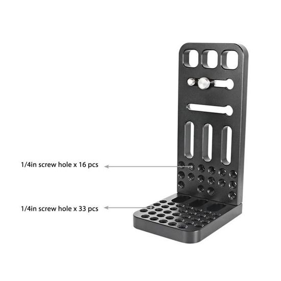 Plaque Support En L Universelle Pour Stabilisateur Et Trépied Photo Vidéo - Alliage Aluminium