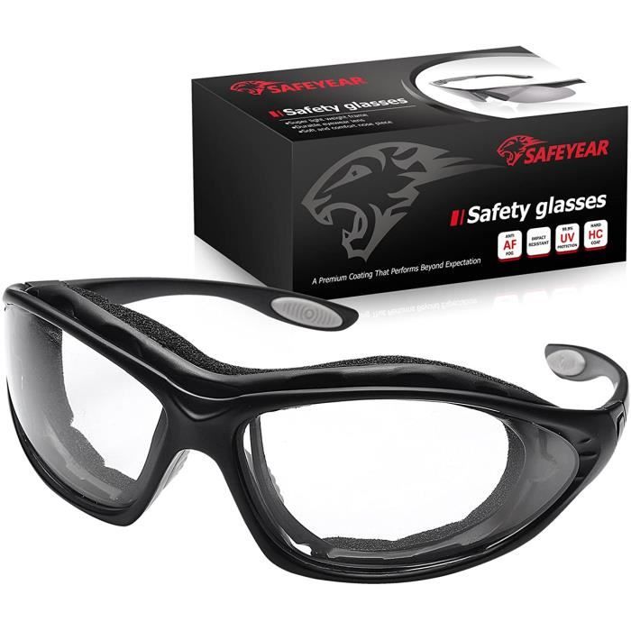 Lunettes De Protection Uvex Astrospec 2.0 - Lentilles Transparentes - Protection UV400 Anti-rayures Anti-chimie - Design Rétro Moderne