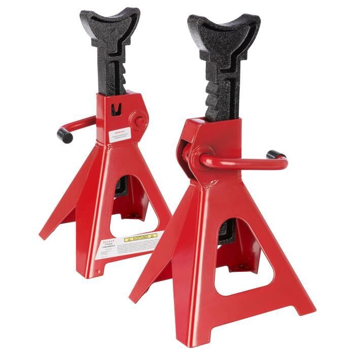 Paire de béquelles 3T Béquille à cric jack stands à cric pour levage voiture
