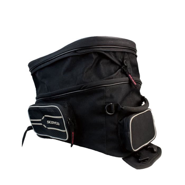 Sac de moto noir Sac de réservoir d'huile Motocicleta Course de moto Sac à dos Sac de réservoir de moto Sac à dos de moto