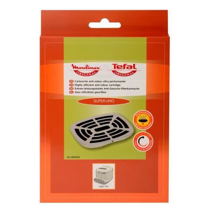 MOULINEX Accessoires XA004D00 Cartouche filtrante anti-odeur pour friteuse classique Super Uno KK15