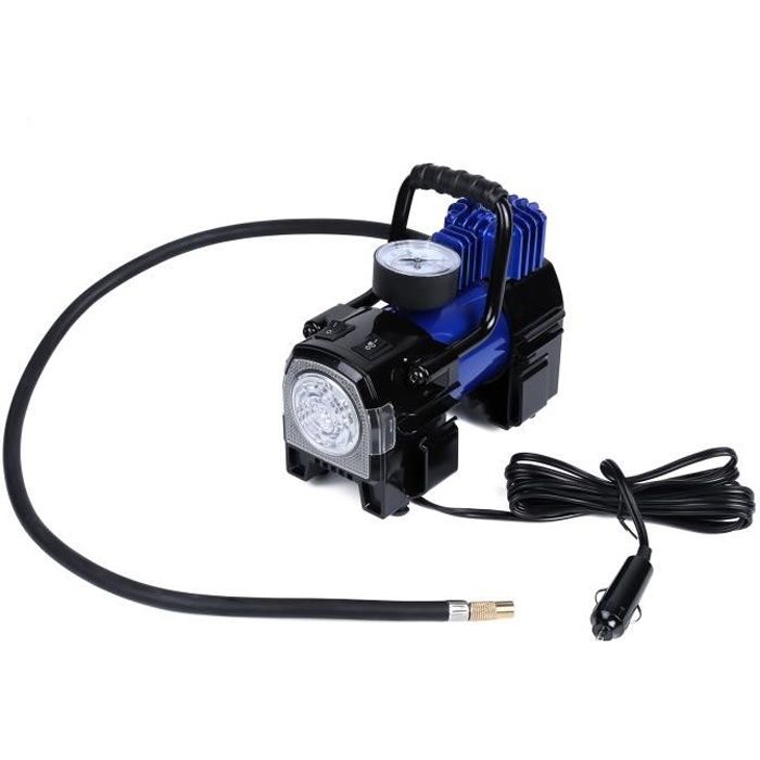 Pompe gonflable gonfleur de pneu de voiture électrique de 12V 168W 150PSI, compresseur d'air automatique pour voitures/bicyclettes