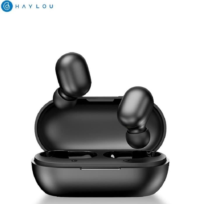 Haylou GT1 blanc HD stéréo bluetooth 5.0 écouteurs empreinte digitale tactile TWS sans fil écouteurs - Type Black