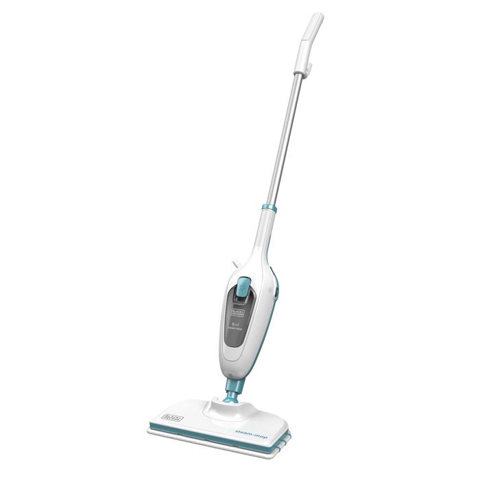 BLACK+DECKER Balai vapeur avec nettoyeur à main 1300W, sans produit chimique, Temps de chauffe 25 s, 2 accessoires FSMH13E2-QS