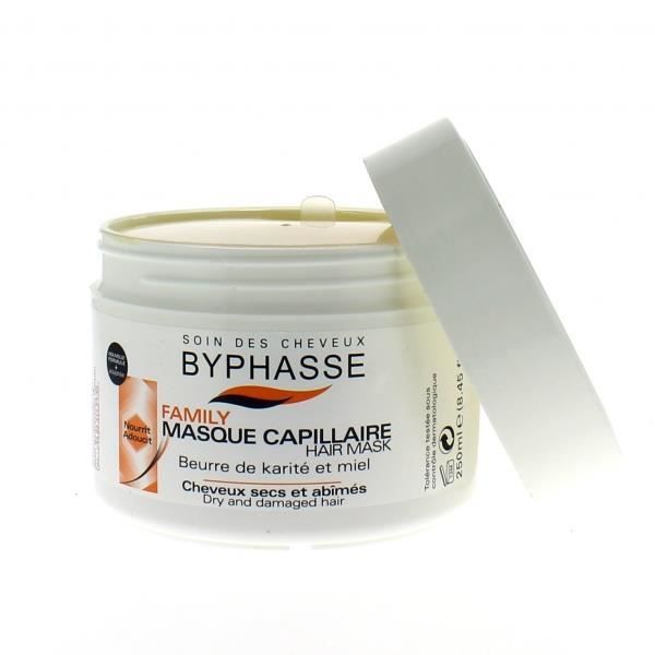 Byphasse Masque Capillaire Beure de Carité et Miel