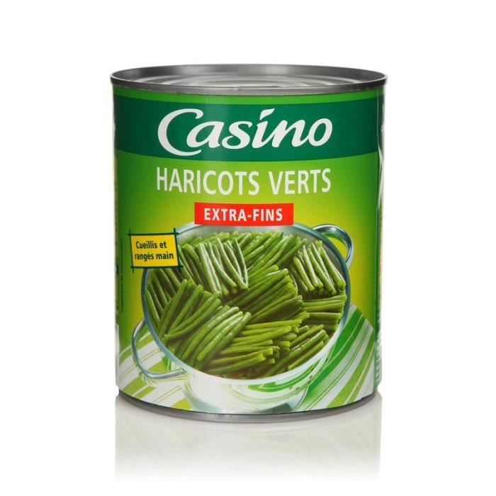 Haricots verts extra-fins - Rangés à la main - 440 g