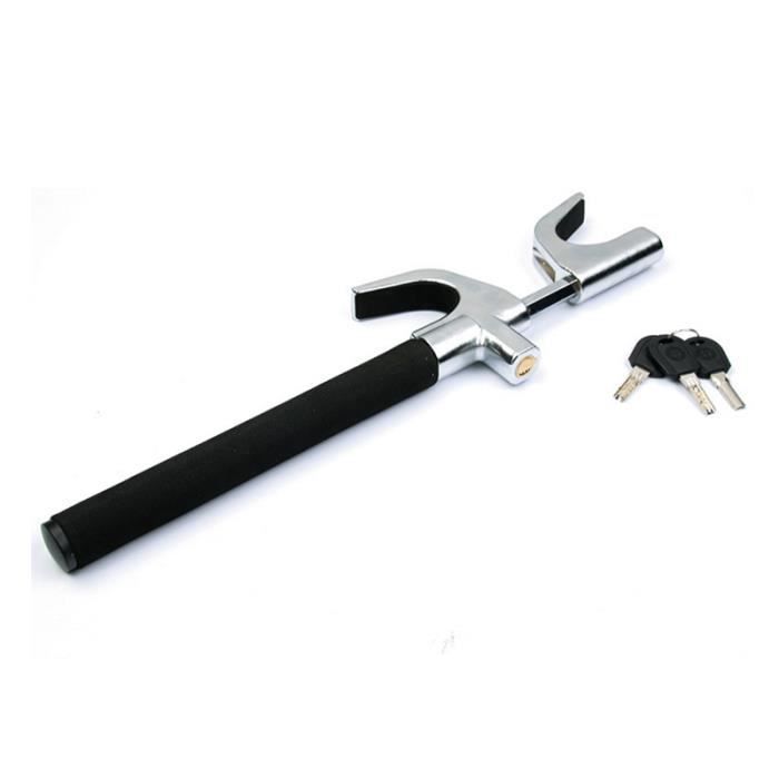 DAMILY® 1pc canne antivol voiture bloque volant auto volant barre universel serrure de volant dispositif de blocage