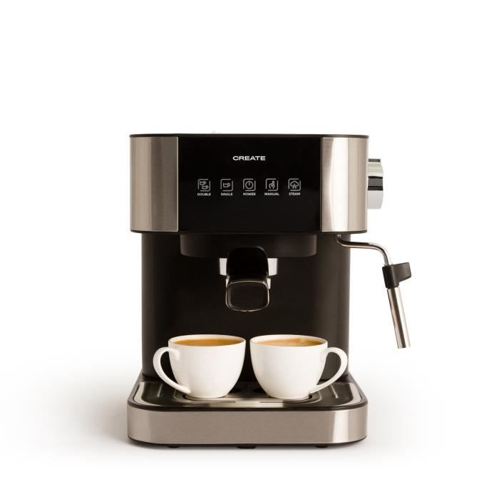 Cafetière Expresso Automatique TAZZIA AROMA IKOHS Machine à café avec Mousseur de Lait- Réservoir 1.5L 1100W 20 Bar