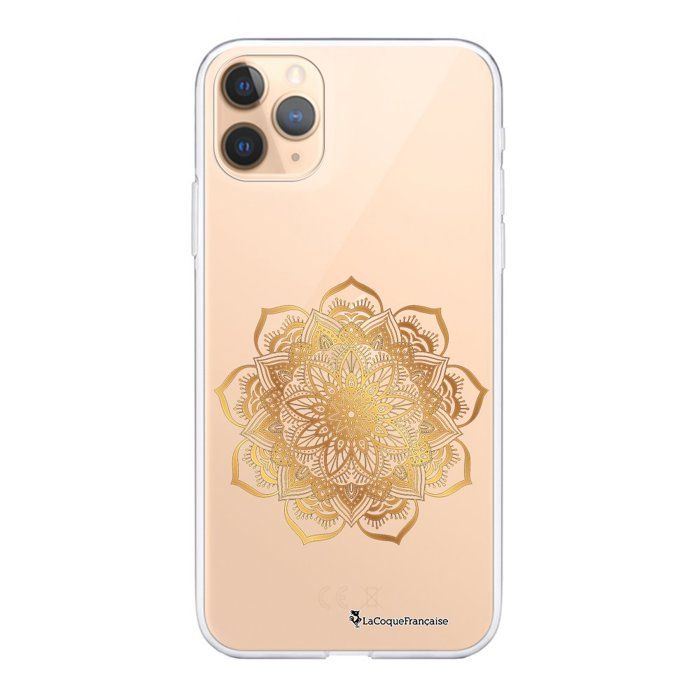 Coque iPhone 11 Pro 360 intégrale transparente Mandala Or Ecriture Tendance Design La Coque Francaise