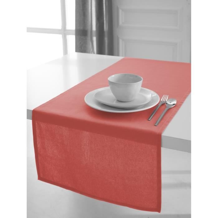 TODAY Chemin de table 50x150 cm corail