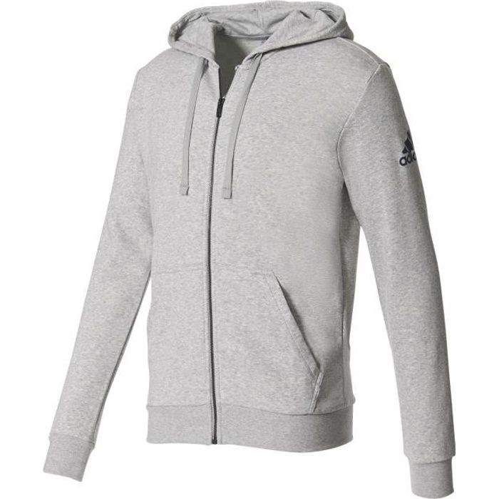 Adidas Performance Veste à Capuche Essentials Base Adidas gris, vêtements homme