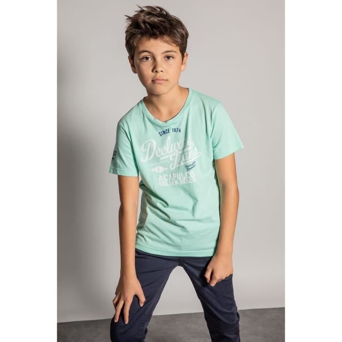 DEELUXE T-shirt logoté à manches courtes EIGHTISON Almond