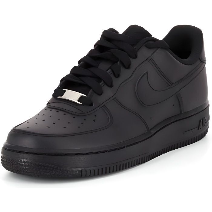 Baskets AIR Original Force 1 Low Noir Chaussures de Running Homme-Femme