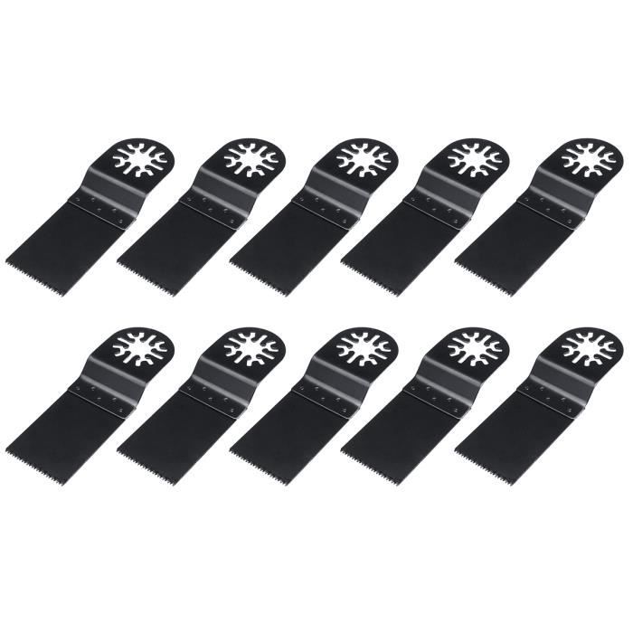 TEMPSA 10pcs 34mm Lame de scie Acier à haute teneur en carbone pour Multimaster Oscillating Multitool