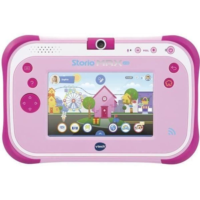 SHOT CASE - VTECH - Console Storio Max 2.0 5 Rose - Tablette Éducative Enfant 5 Pouces