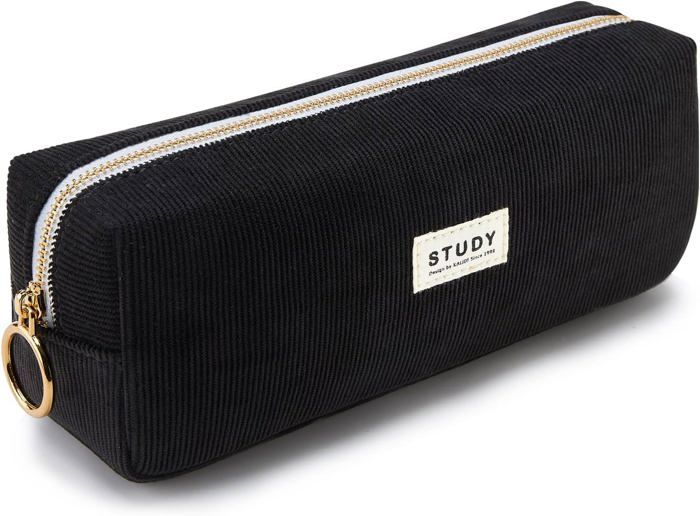 Trousse À Crayons Avec Porte-Clés Pour Adolescents, Filles, Garçons, Toile Durable, Grande