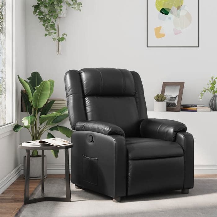 Fauteuil salonFauteuil inclinable - VIDAXL - Noir Similicuir 77x95x99 cm CC9904907