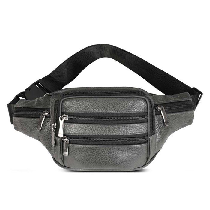 Sac Bandoulière Homme Sac Ventral Homme Sac Banane Vintage En Cuir