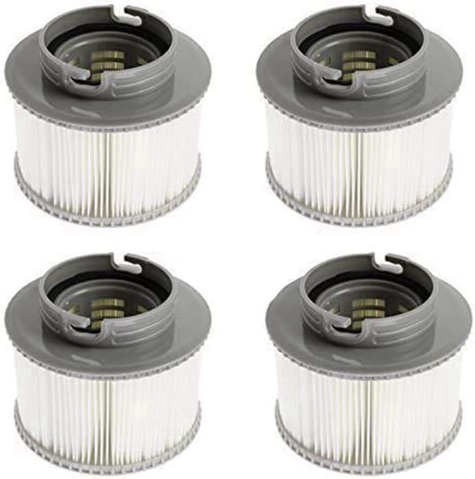 Lot de 4/8 Cartouches filtrantes de Rechange pour Bubble Spa (Version améliorée 2020 pour sadapter à Tous Les modèles) (4 Pcs)