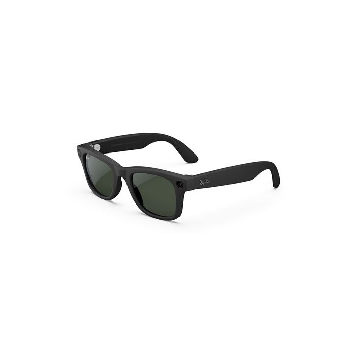 Smartphone Meta Lunettes Ray-Ban Wayfarer Noir mat et vert graphite