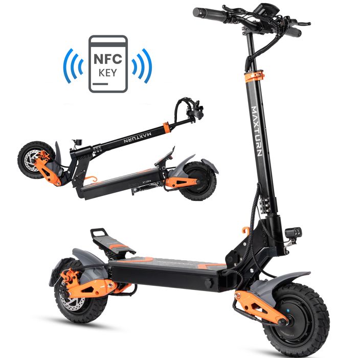 HITWAY H9 Trottinette Électrique Pliable - Pneus gonflables 10 - APP