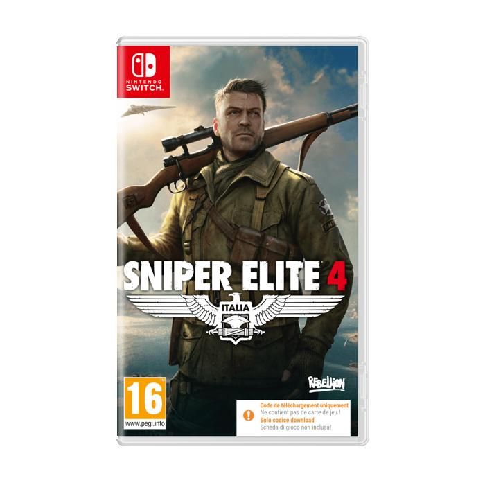 Sniper Elite 4 Code in a box Nintendo Switch - vue 5