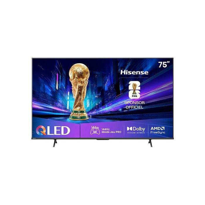 TV QLED Hisense 4K UHD 75E7Q Pro 189 cm 2025 - vue 7