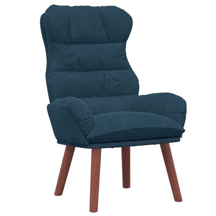 NEUF 2026 CHIC Chaise simple SWEETY Fauteuil de salon 1 PLACE Bleu 69x74x93 cm Velours FF4830