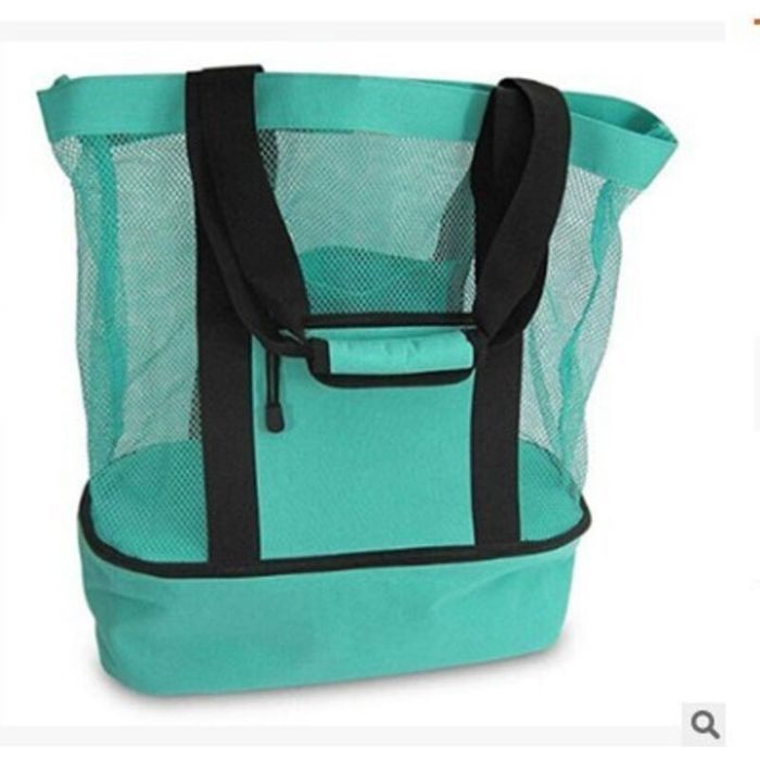Sac de plage isotherme sac de glace frais sac à lunch pique-nique camping vert